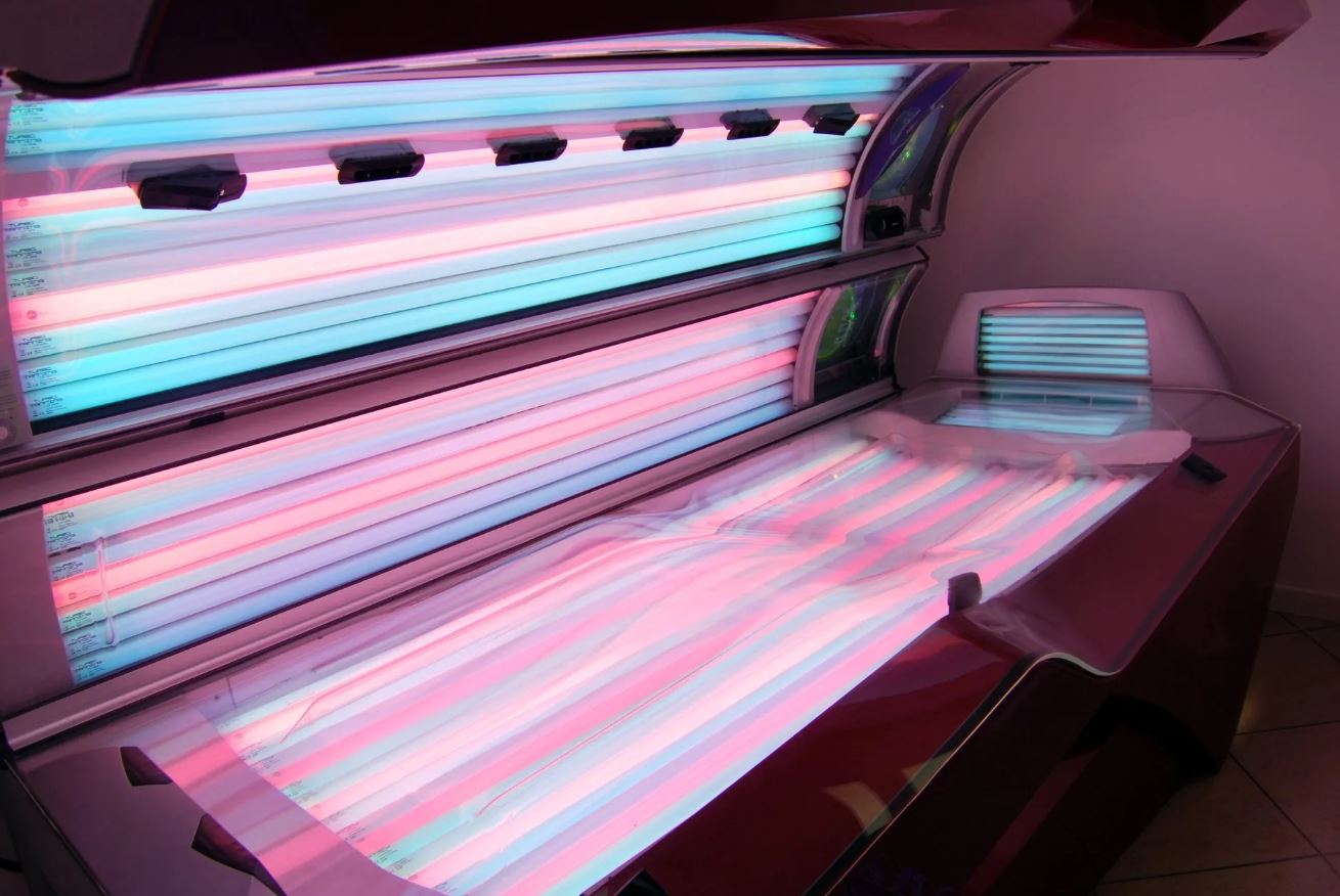 lettino abbronzante a bassa pressione