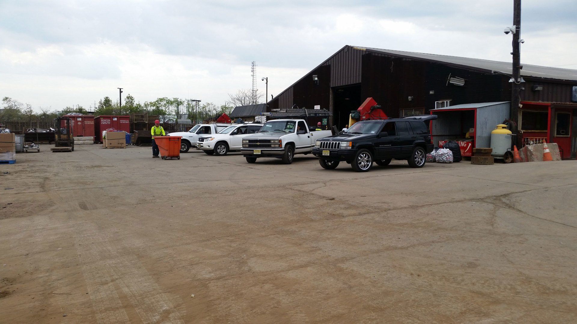 Parking Area — Freehold, NJ — Beacon Scrap Iron and Metal Co.