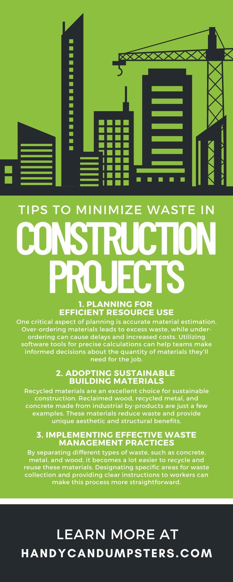 8 Tips To Minimize Waste in Construction Projects