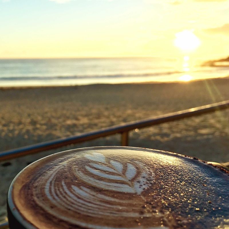 A Cup Of Coffee On The Beach — Beach Bums Cafe In Forster, NSW