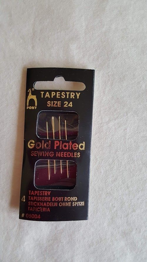 Pony - Gold Plated Size 24 Tapestry Needles (Set of 4)
