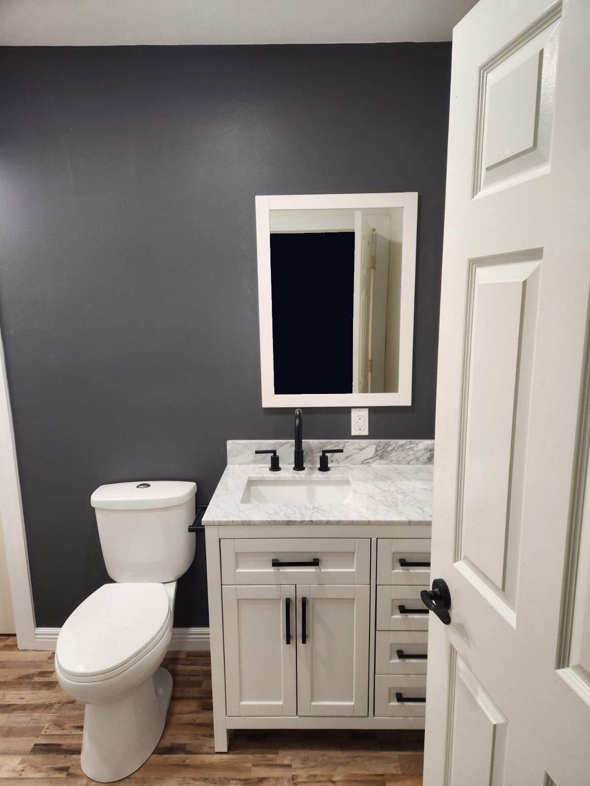 Basement bathroom initial look