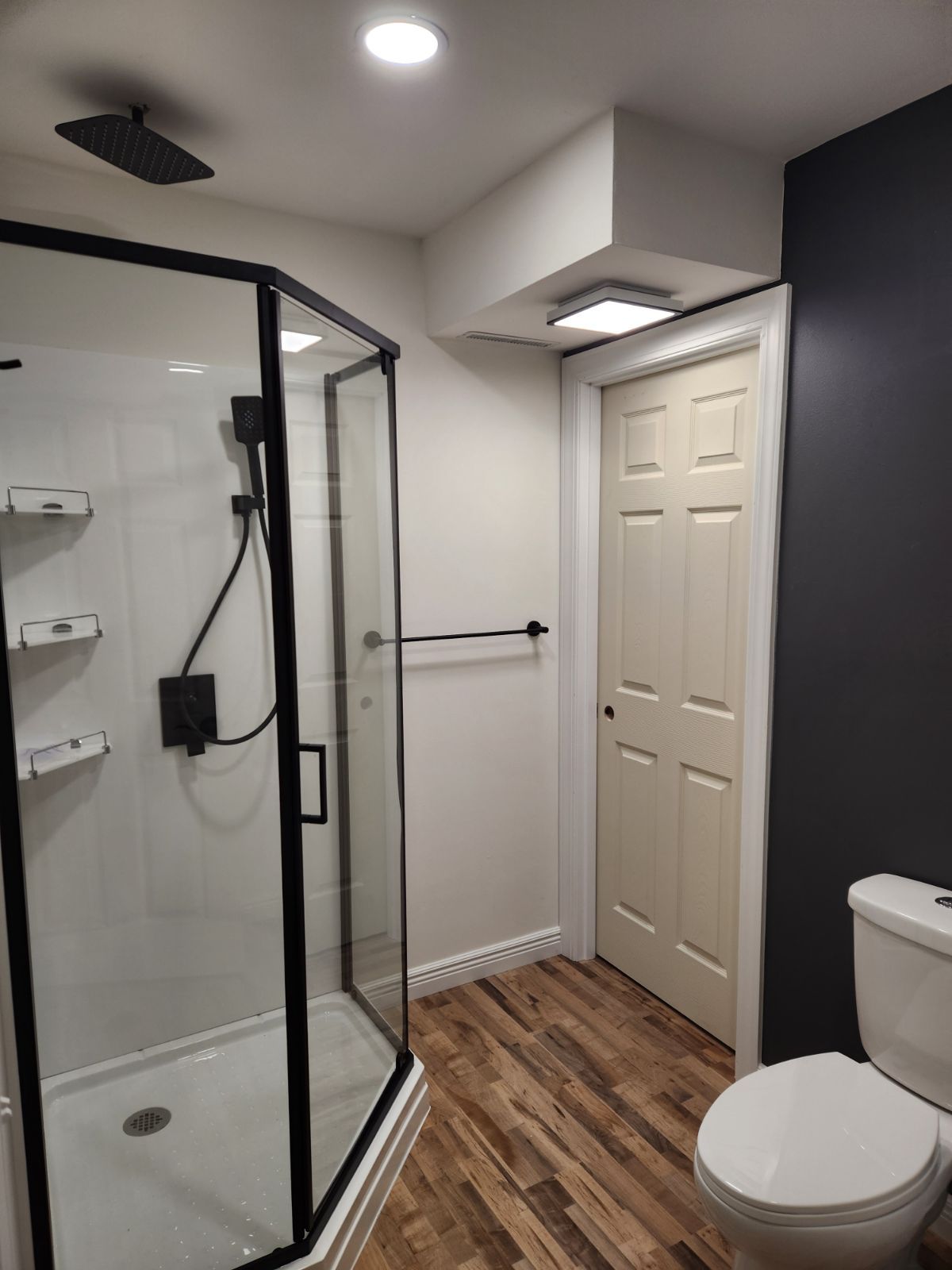 Basement bathroom lighting