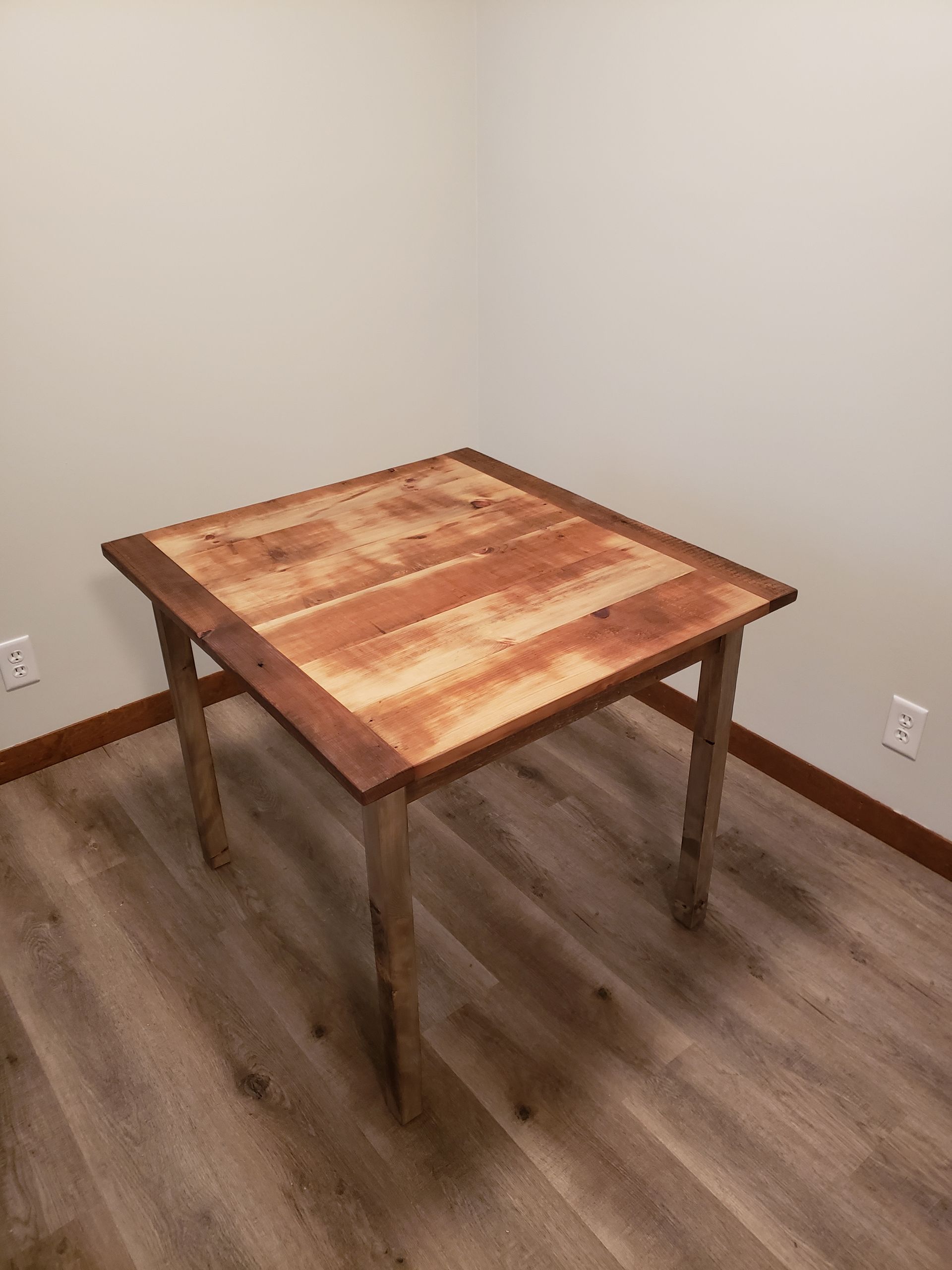 Custom wooden table