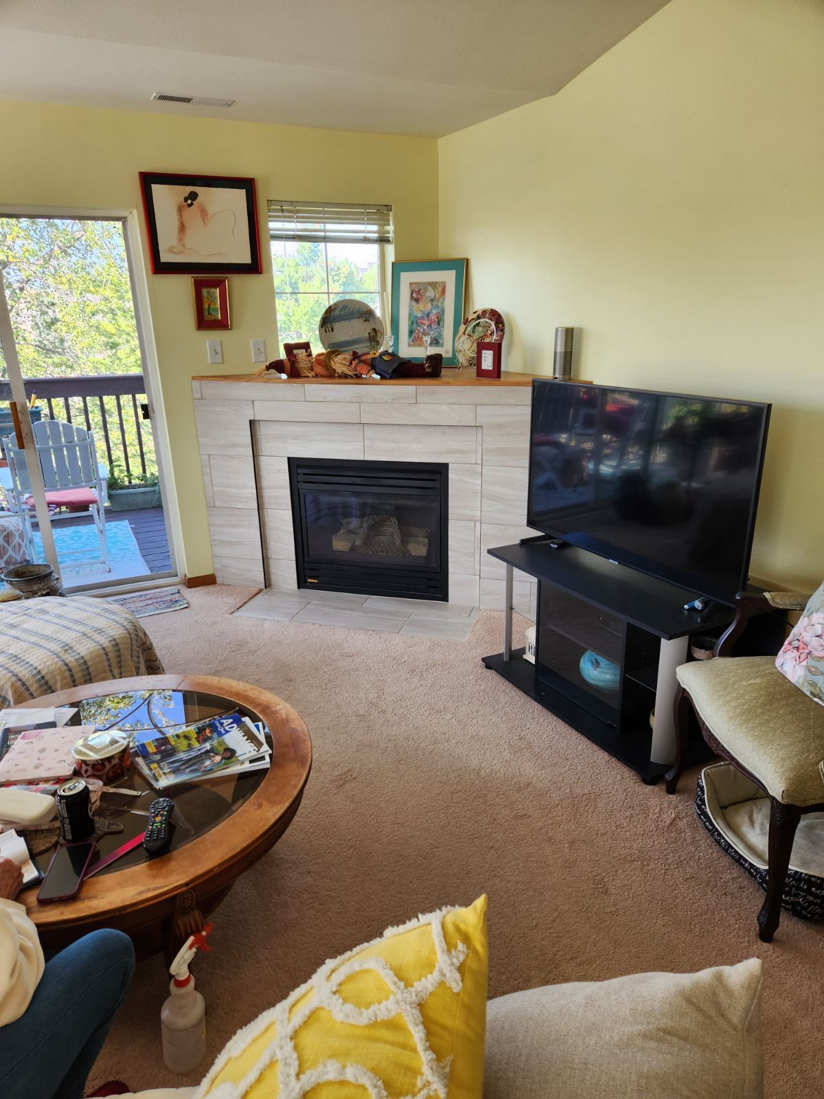 Fireplace Makeover Long View