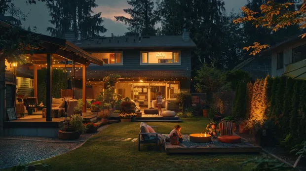 Premium Landscape Lighting Services Vancouver BC providers offering custom backyard LED lighting, patio accent fixtures, residential garden spotlights, decorative pathway lights, driveway floodlights, bistro string installations, and modern architectural uplighting across Metro Vancouver homes and businesses.