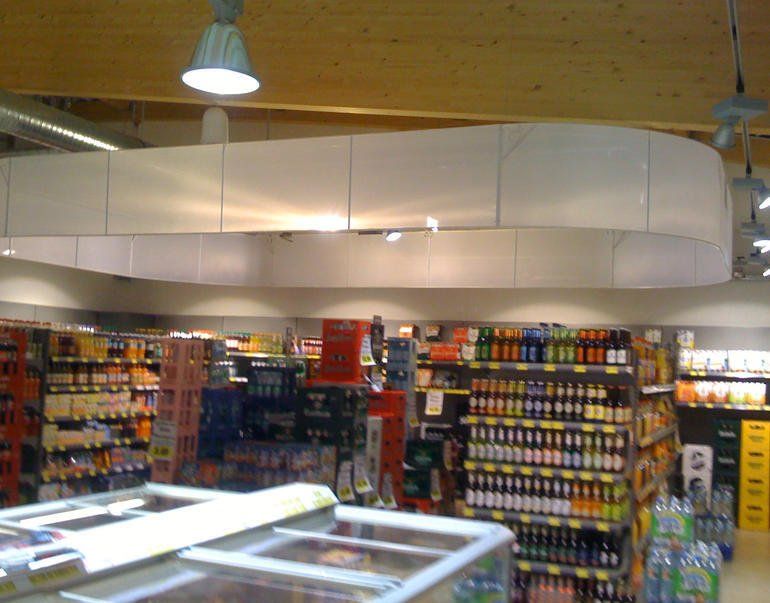 Lampenscherm om verlichting bij koeling