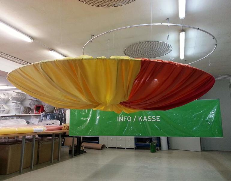 Lampenkap montage voor boven kassa