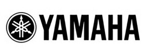 A black and white logo for yamaha with a star in a circle.