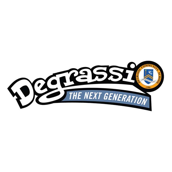 A logo for degrassi , the next generation.