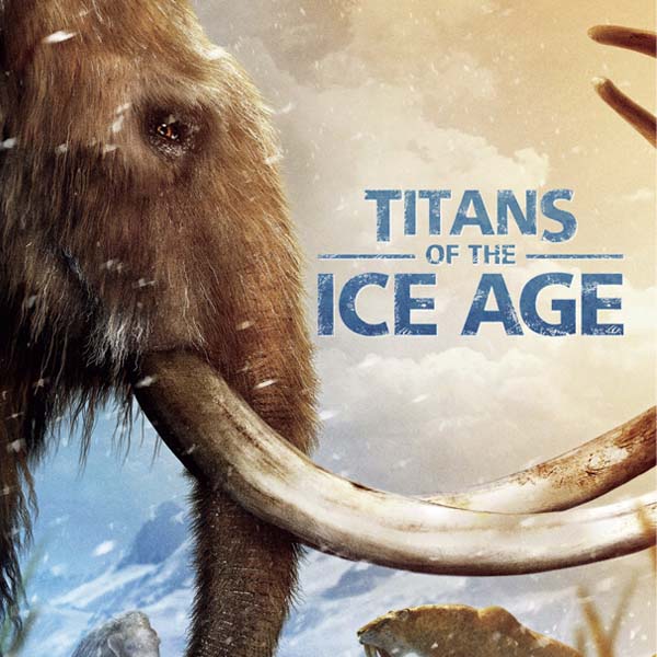 A poster for the movie titans of the ice age