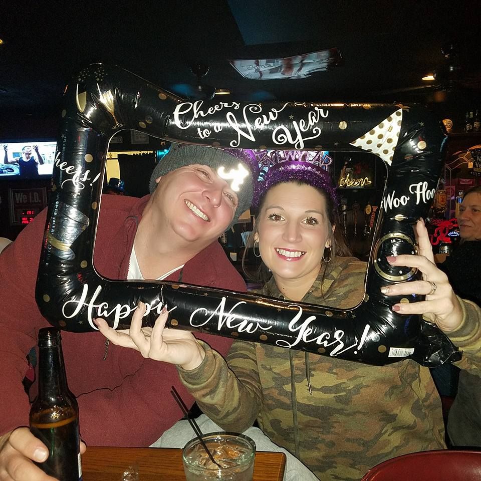 Couple on a New Year Event