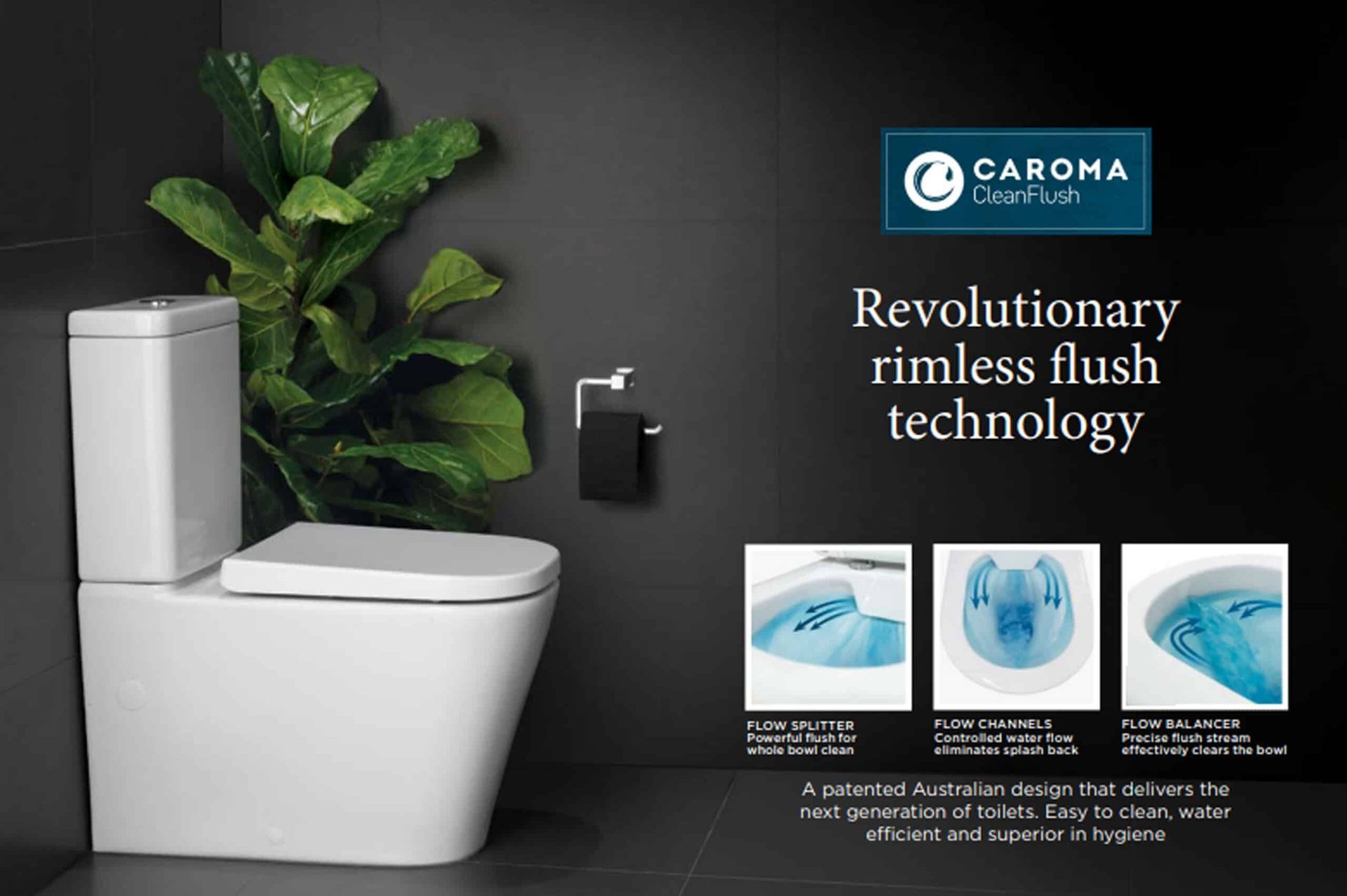 A White Toilet is Sitting in a Bathroom Next to a Plant — Evolution Building Group Dapto, NSW