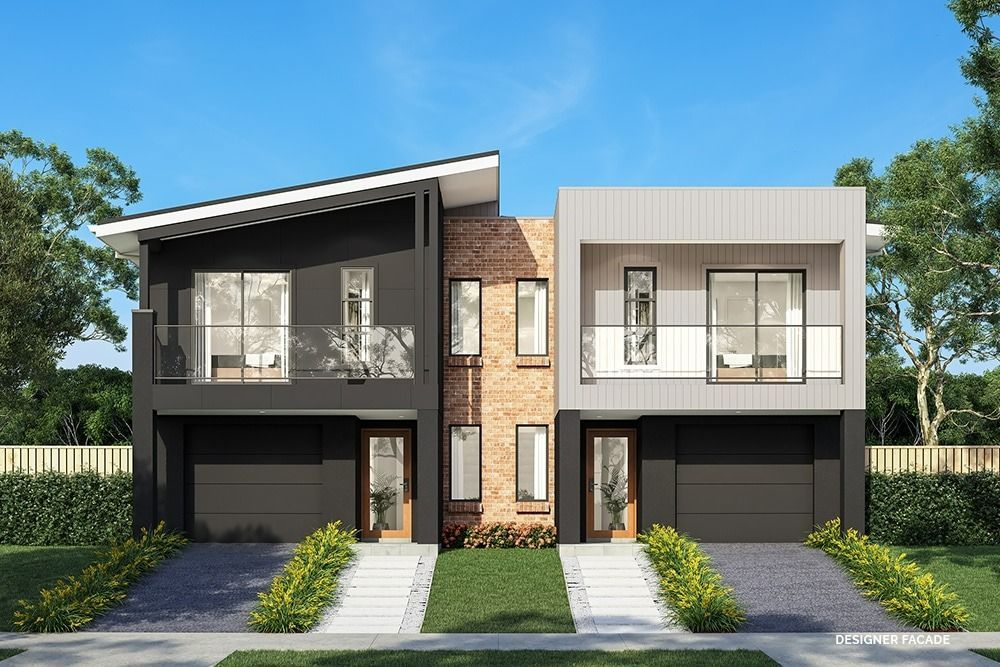 An Artist's Impression of Two Identical Houses — Evolution Building Group Dapto, NSW