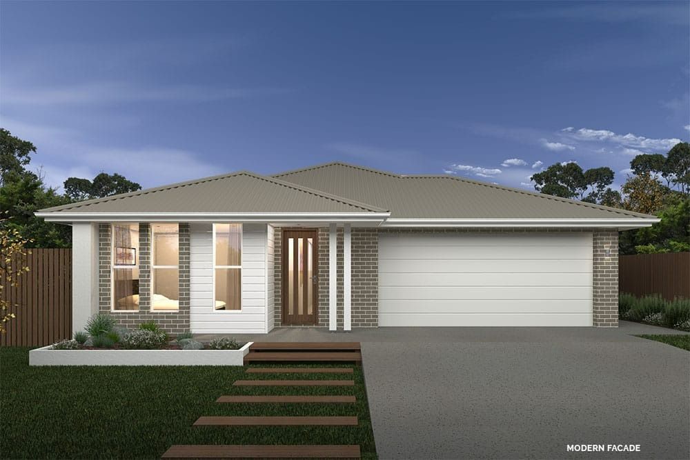 An Artist's Impression of A House with A Modern Facade — Evolution Building Group Dapto, NSW
