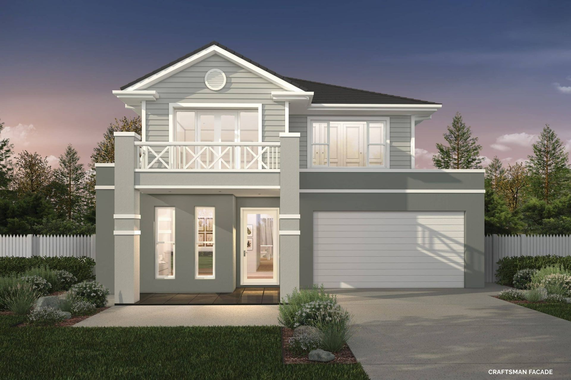 An Artist's Impression of A House with A Large Garage — Evolution Building Group Dapto, NSW