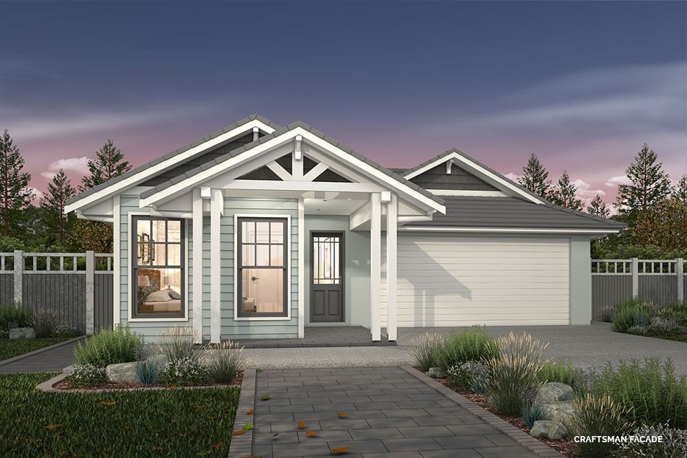 An Artist's Impression of A House with A Porch and A Garage — Evolution Building Group Dapto, NSW