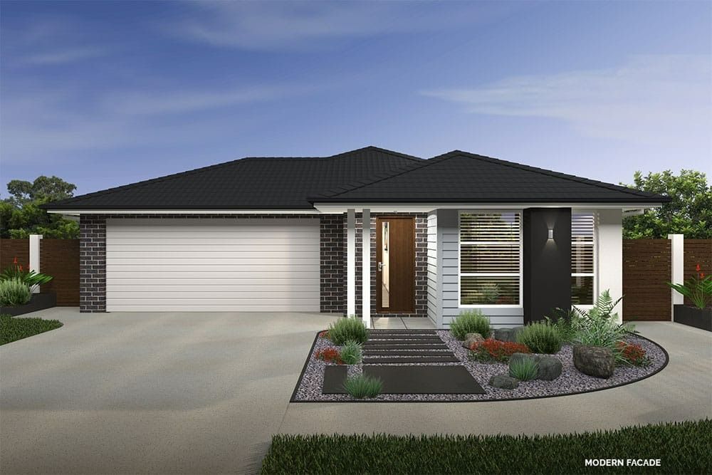An Artist's Impression of A Modern House with A Black Roof — Evolution Building Group Dapto, NSW