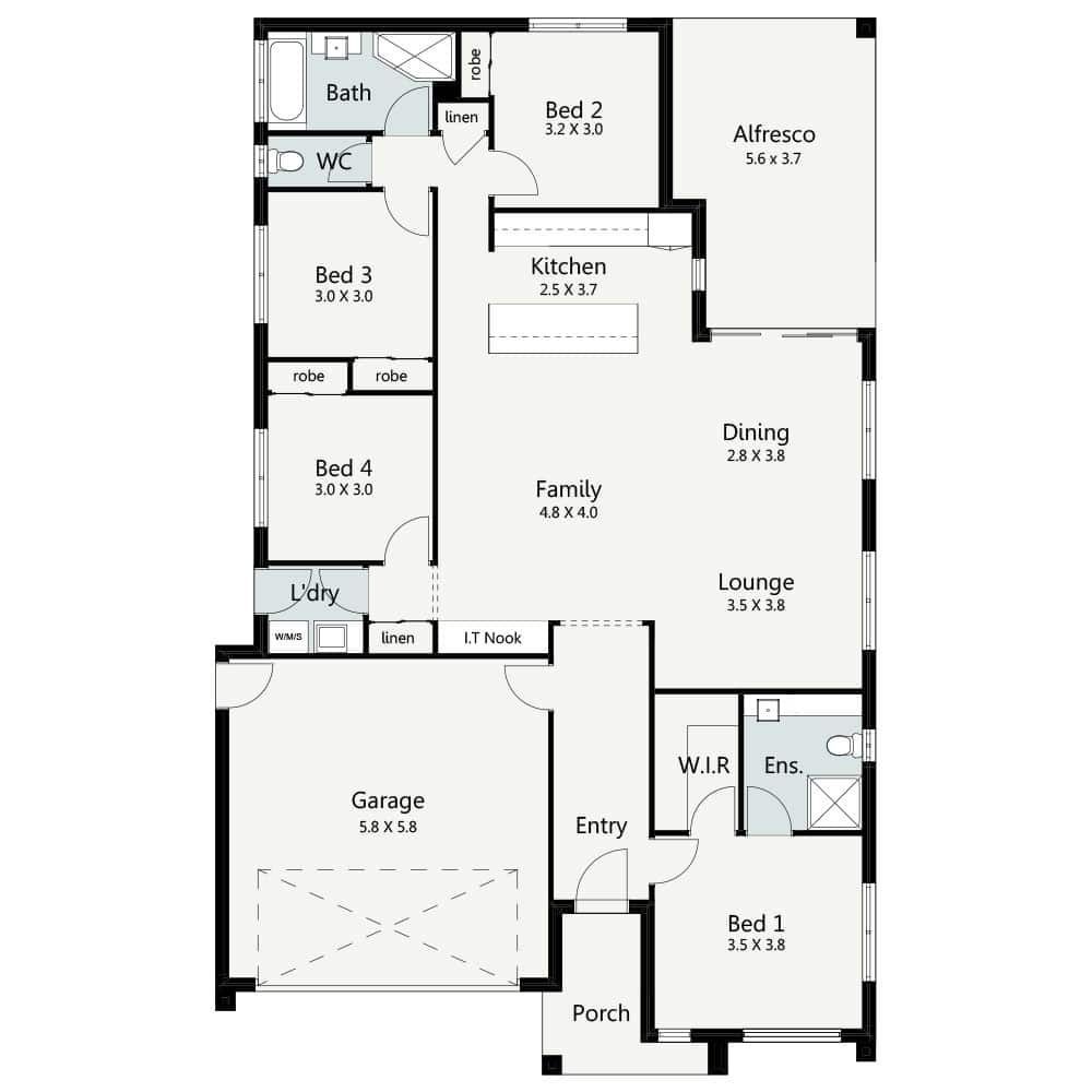 Endeavour Floorplan