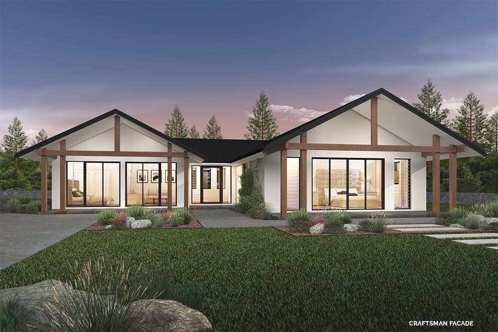 An Artist's Impression of A House with A Lot of Windows — Evolution Building Group Dapto, NSW