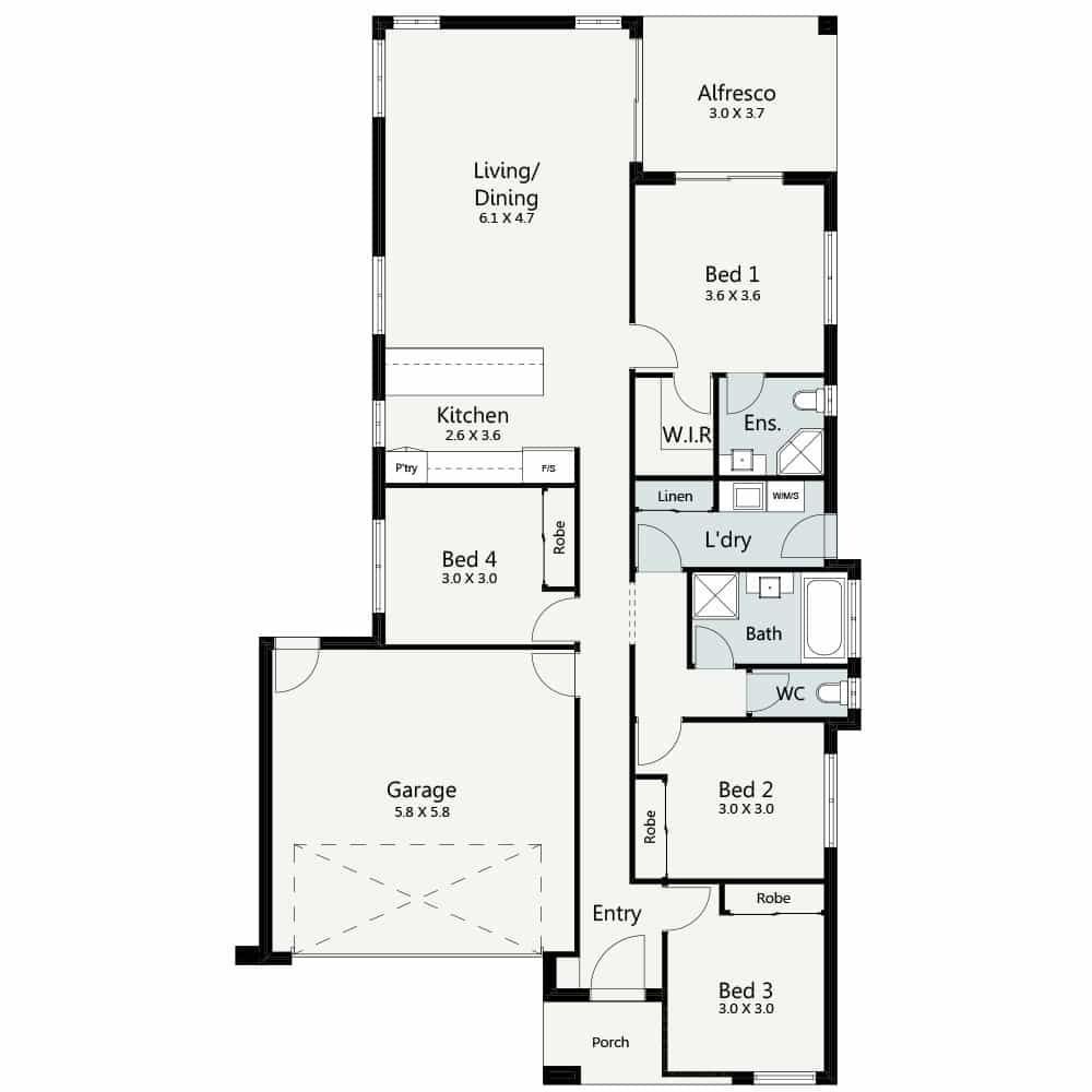 Darwin Floorplan