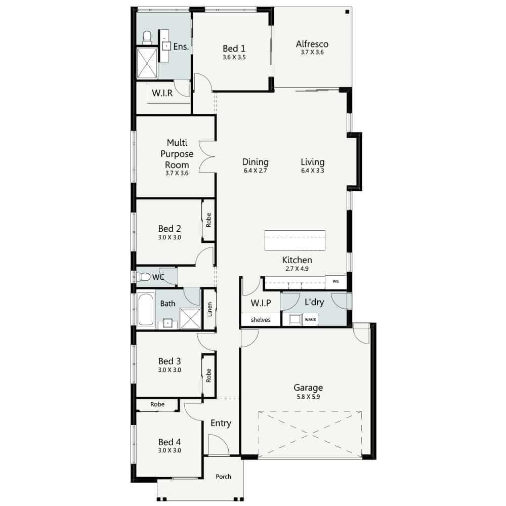 Lunar Floorplan
