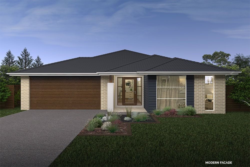 An Artist's Impression of A Modern House with A Black Roof — Evolution Building Group Dapto, NSW