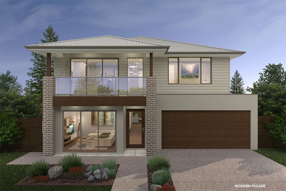 An Artist's Impression of A House with A Modern Facade — Evolution Building Group Dapto, NSW
