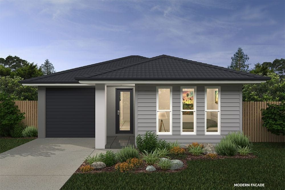 A Small House with A Black Roof and White Windows — Evolution Building Group Dapto, NSW