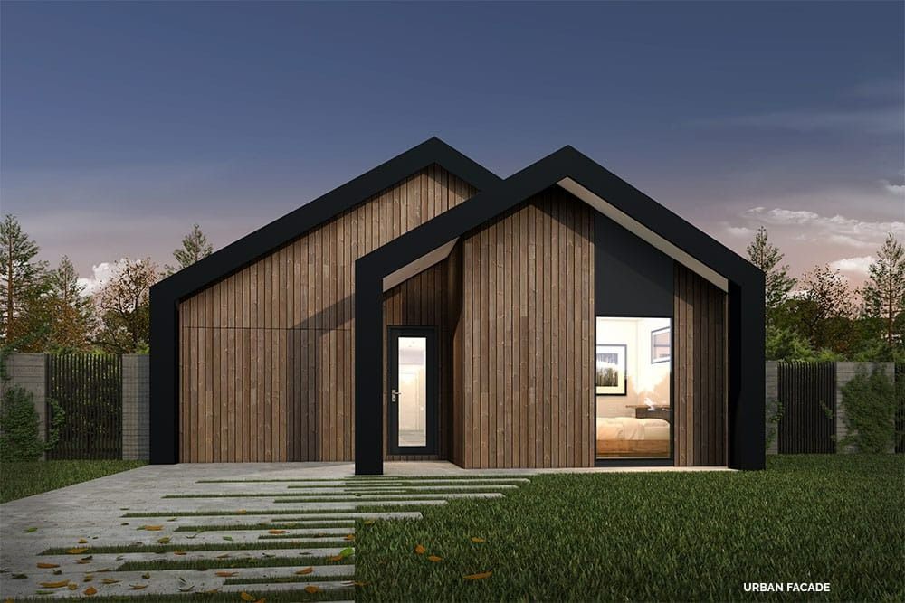 An Artist's Impression of A Modern House with A Black Roof — Evolution Building Group Dapto, NSW