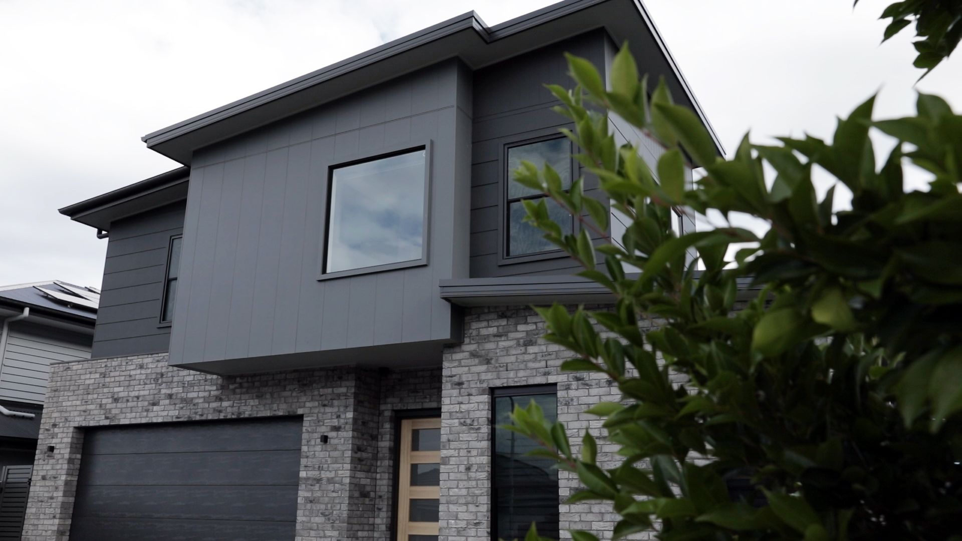 Two-Story Modern Home with Grey and Stone Facade — Evolution Building Group Dapto, NSW