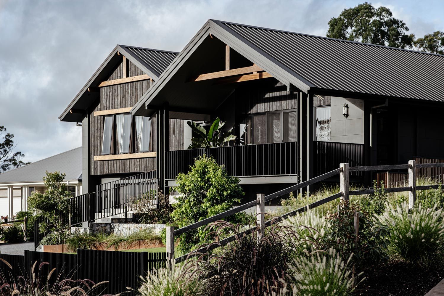 View Of A Custom Home At Coral Vale