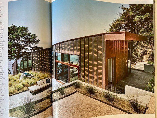Cliff Hanger Layout on Magazine — Sand City, CA — Coastal Fabrication Co.