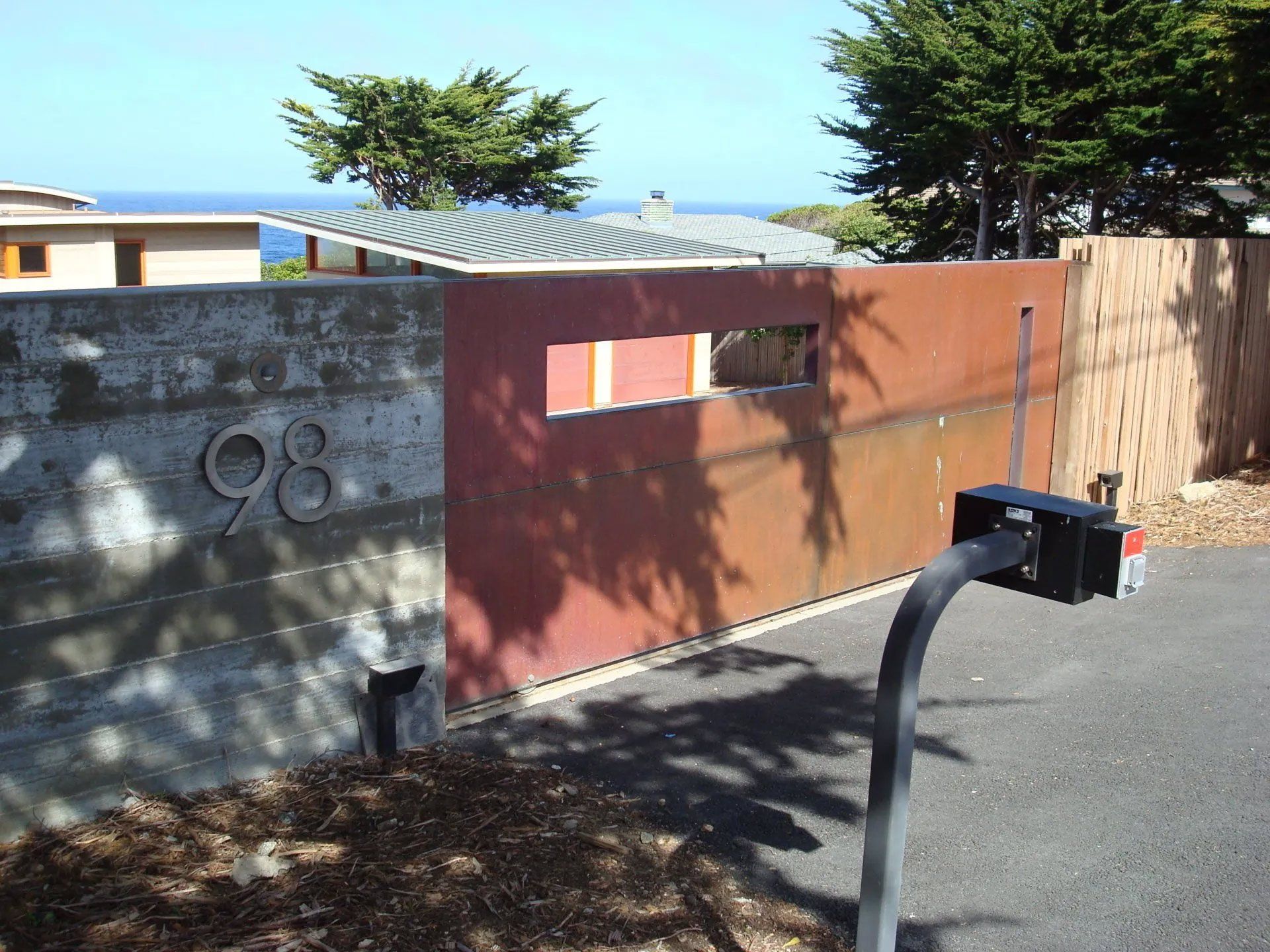 Entrance Gate — Sand City, CA — Coastal Fabrication Co.