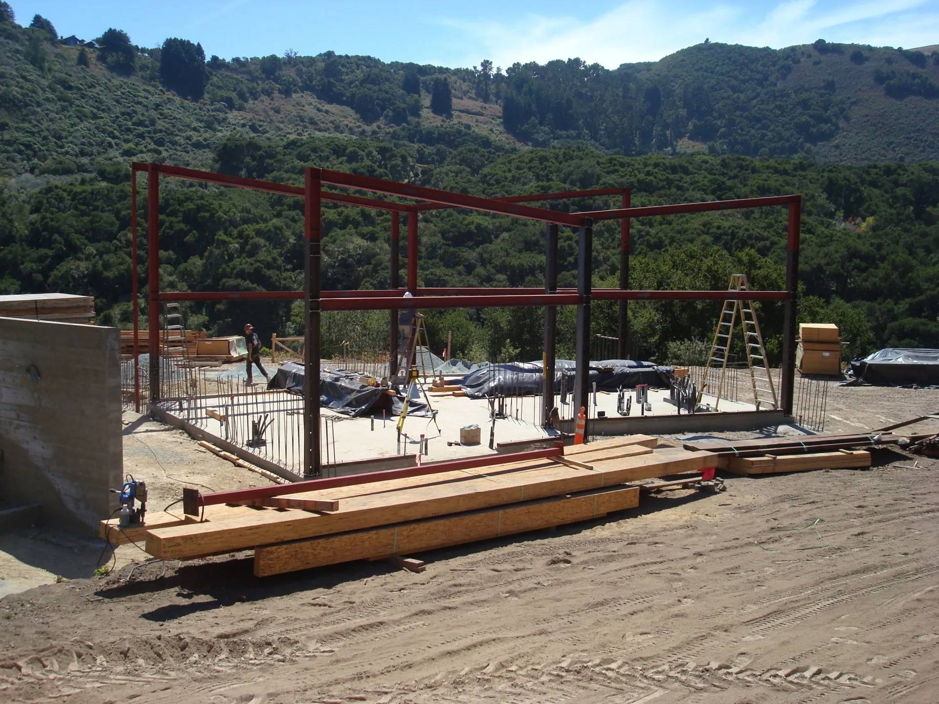 Construction Process — Sand City, CA — Coastal Fabrication Co.