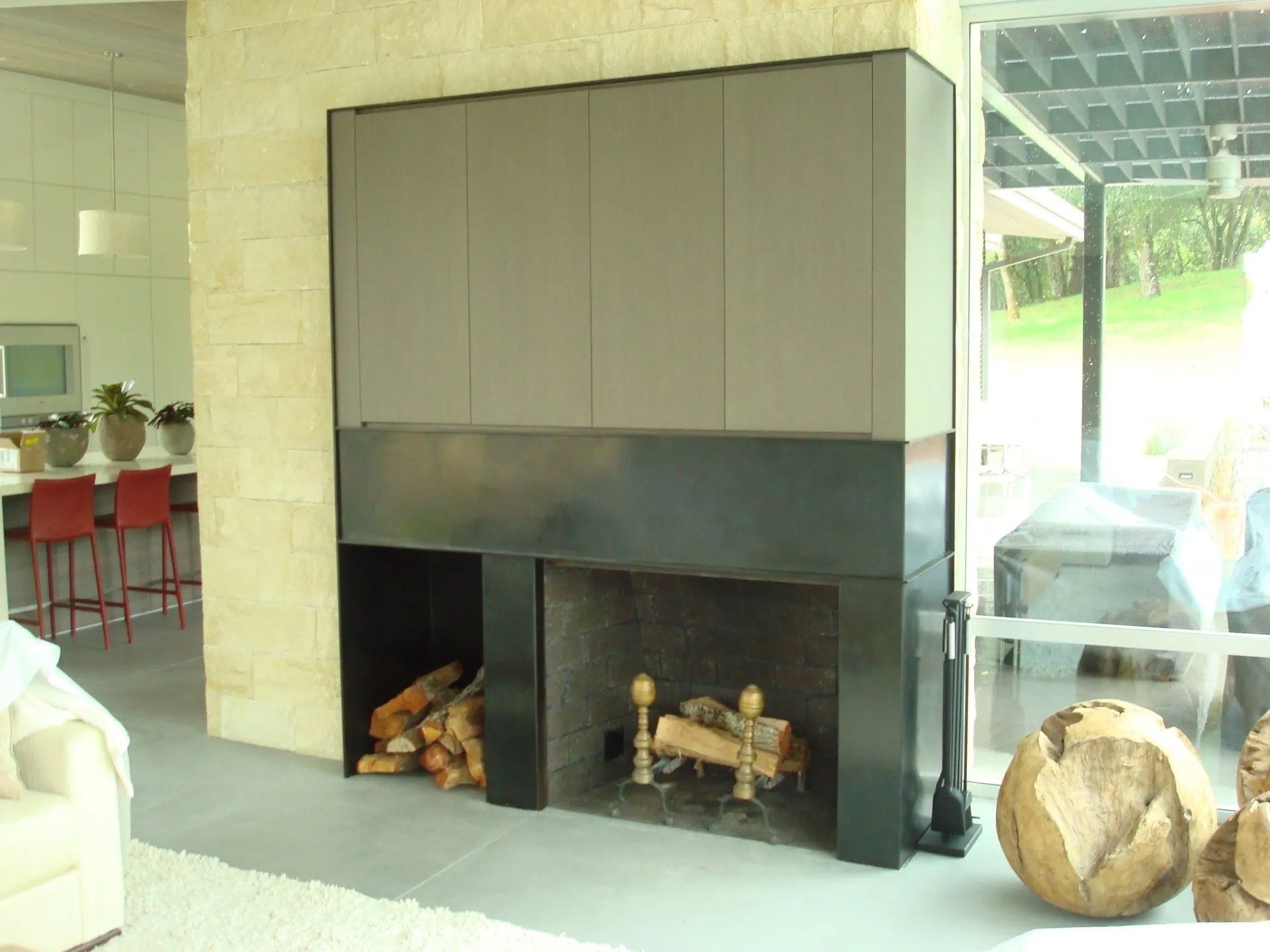 House Fireplace — Sand City, CA — Coastal Fabrication Co.