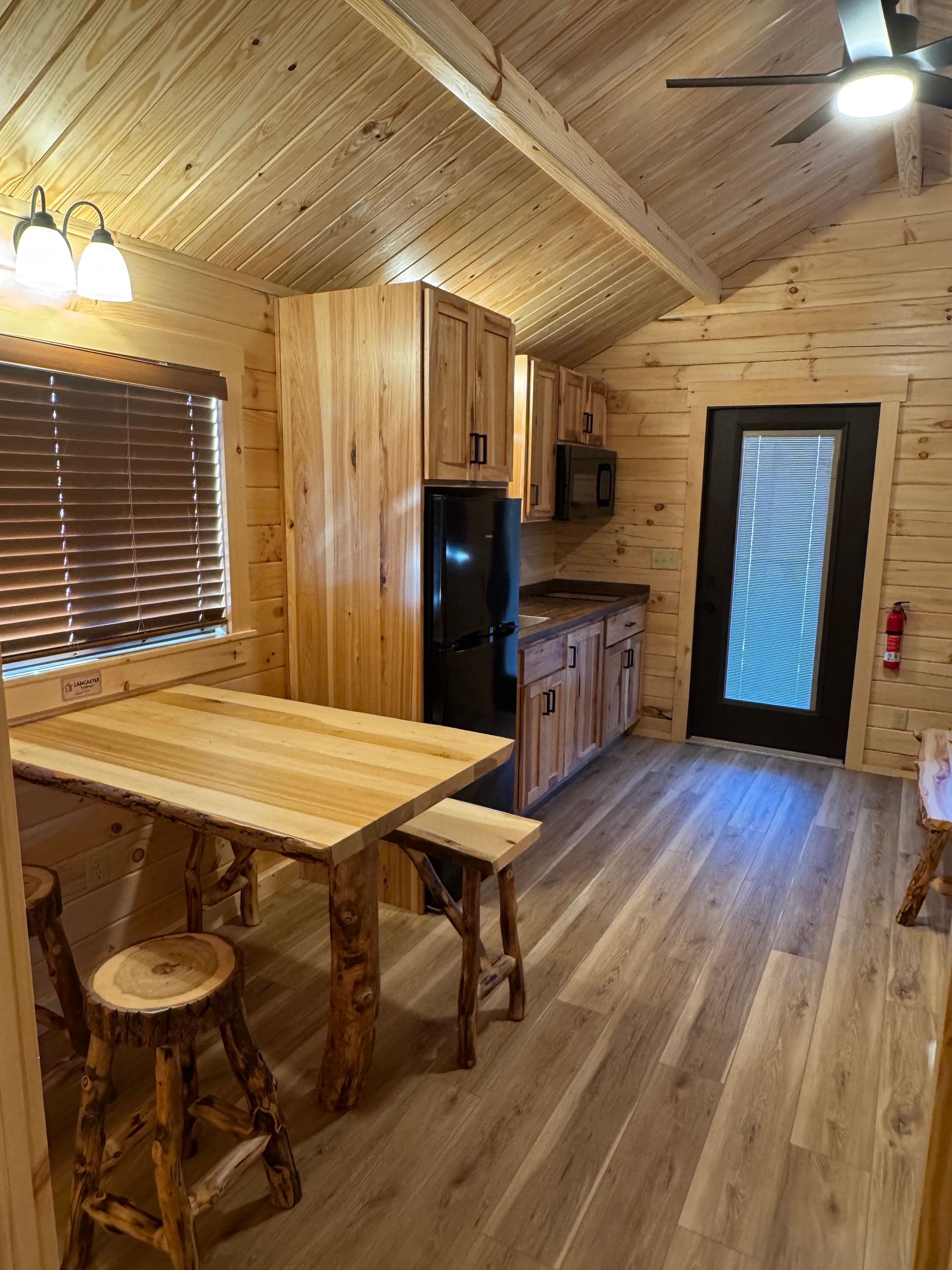 Zion Vacation Village family cabin kitchen area