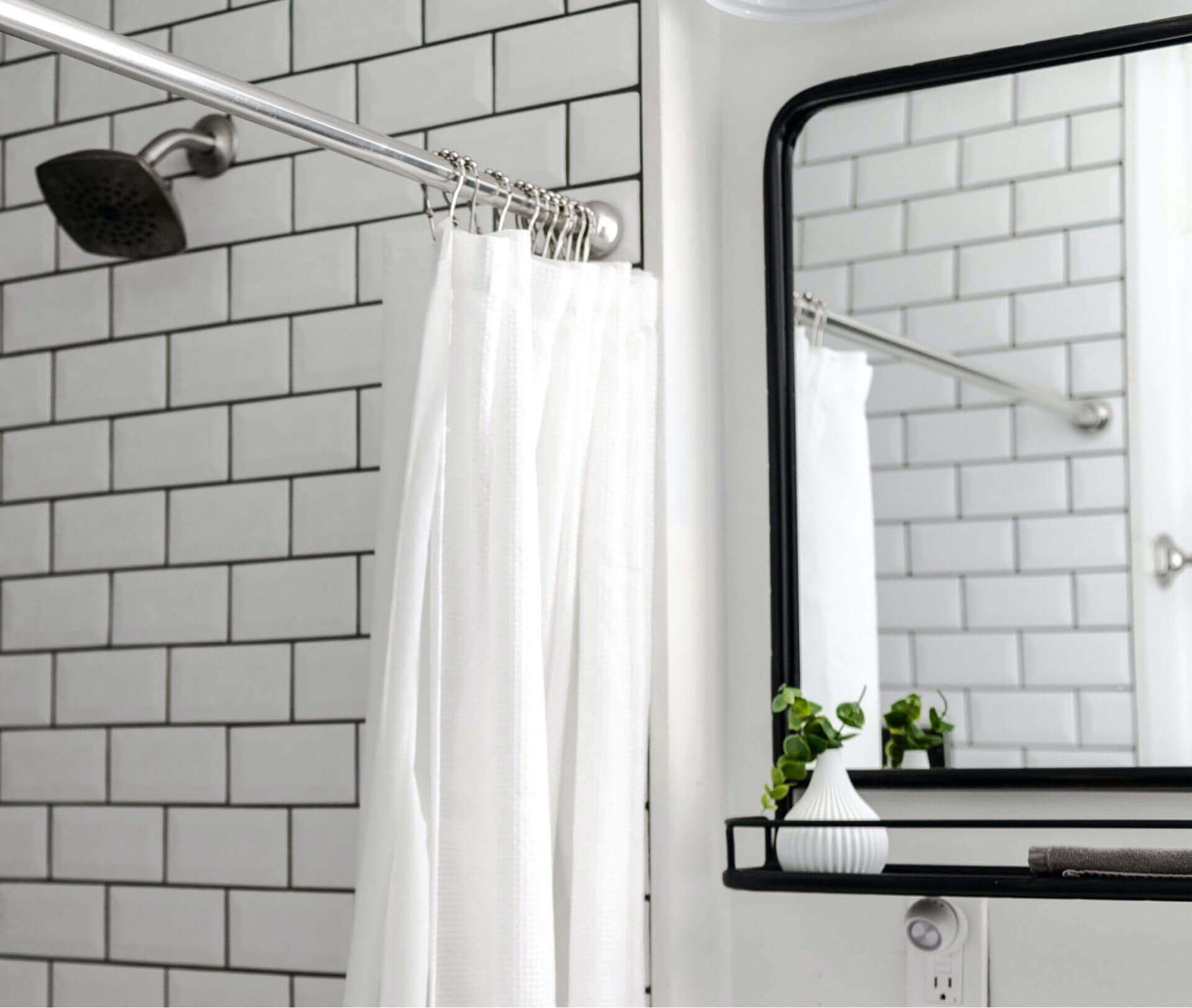 bathroom renovations Abbotsford white tiles
