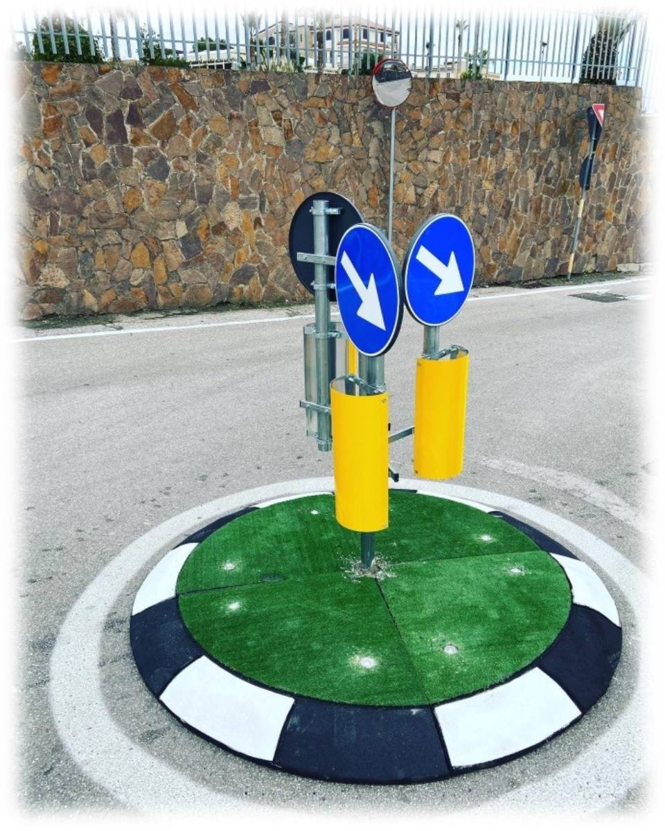 Moduli in gomma per rotatorie