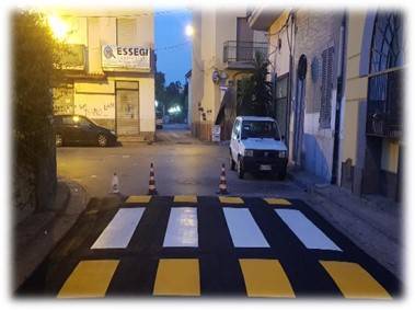 attraversamento pedonale rialzato