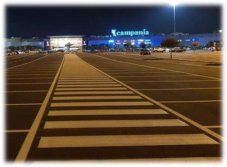 segnaletica orizzontale in vernice spartitraffico