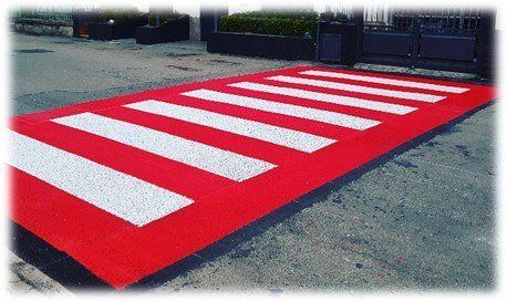 attraversamenti pedonali in preformato termoplastico