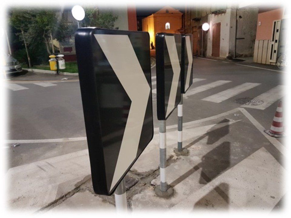 delineatori di curva