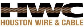 The logo for hwc houston wire and cable