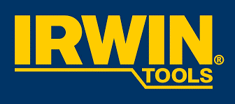 A blue and yellow logo for irwin tools