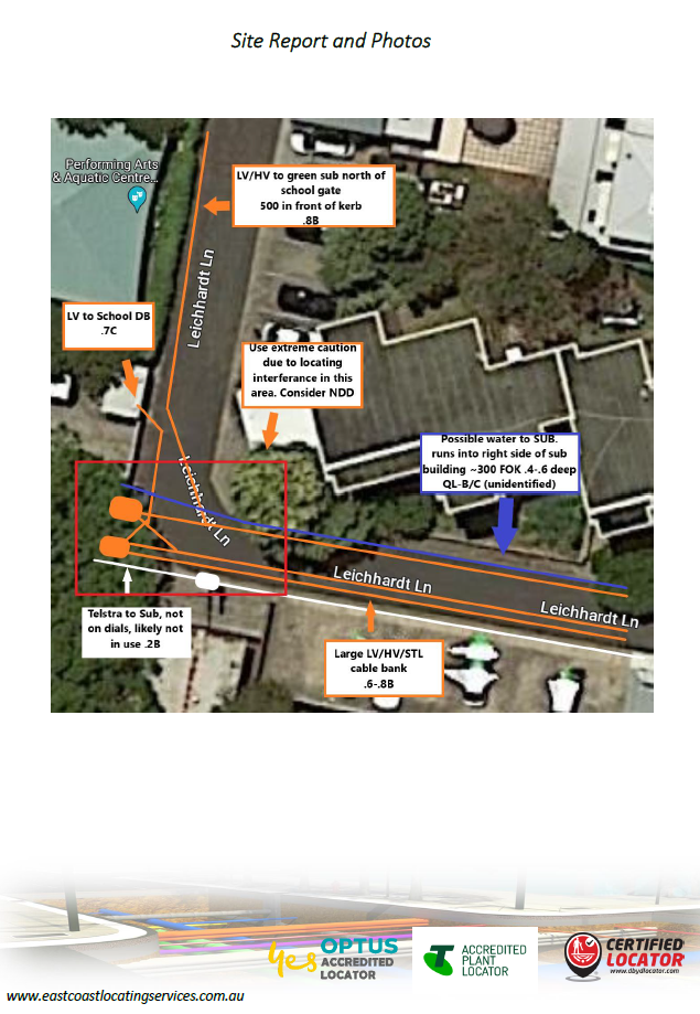 An aerial view of a street with a house in the background.