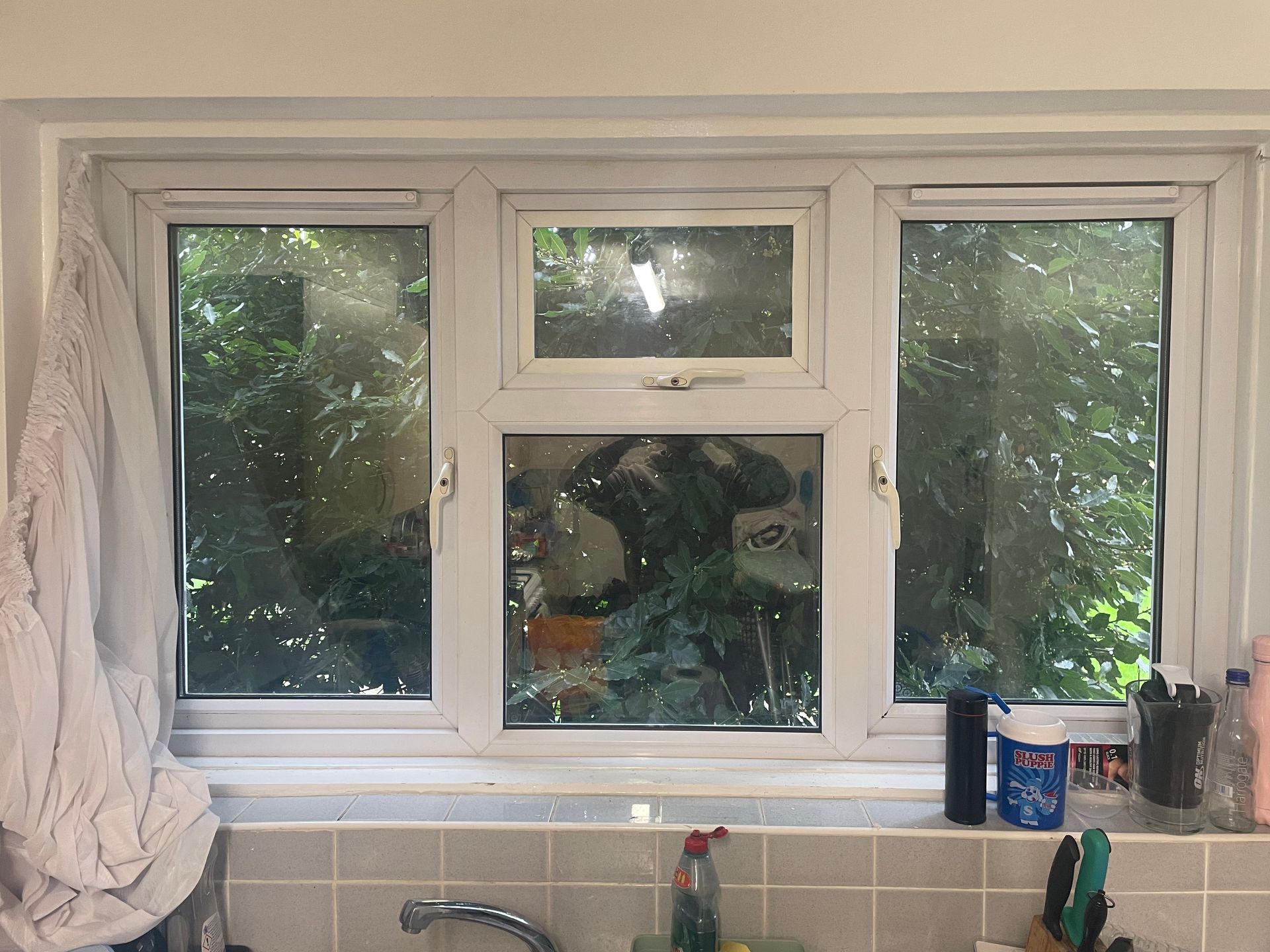 uPVC two sides and top hung window