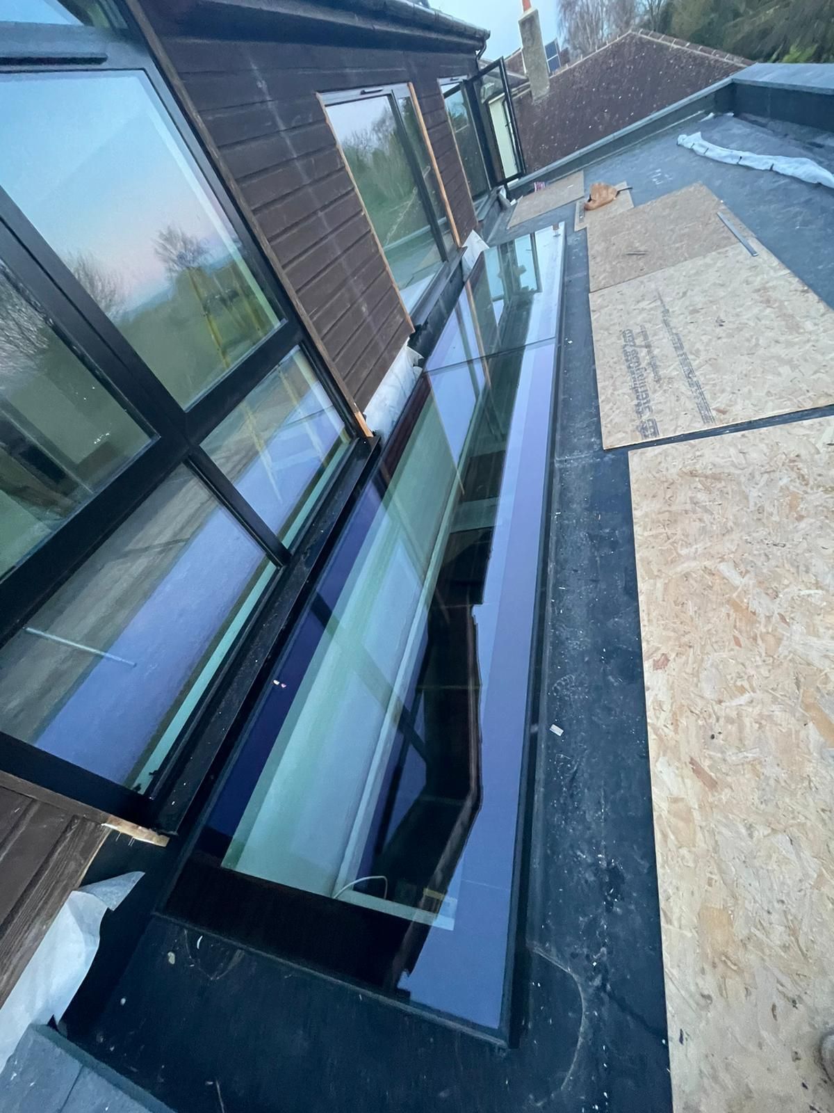 Large Structural Rooflight with Slimline Gable