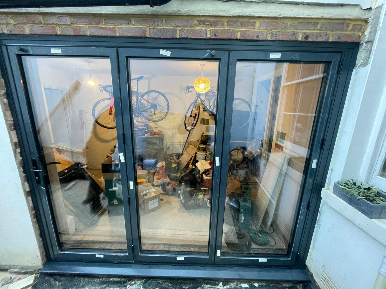 Three Panel Cortizo Bifold Door