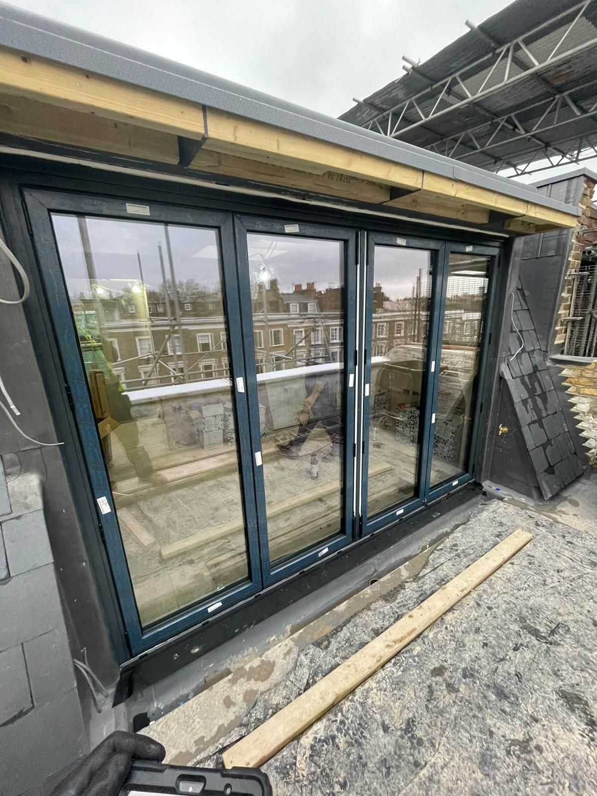 Four Panel Cortizo Bifold Door